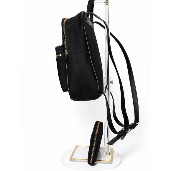 Kate Spade Nylon Backpack & Wallet Set Black Gold Zip WKRU4717 main image 12